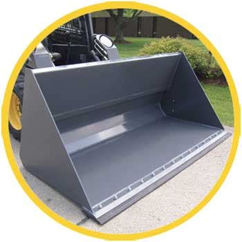 cat skid steer attachments for sale|standard skid steer bucket size.